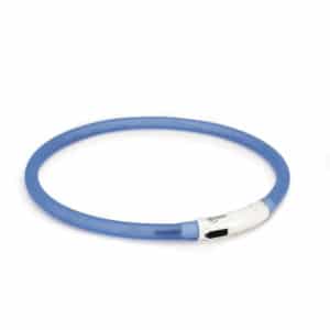 Beeztees Safety Gear Silicone Collar+Usb Dogini Blue 70cm