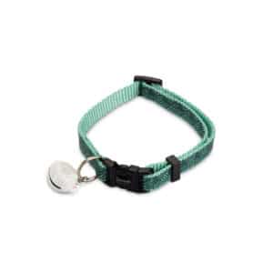 Beeztees Nylon Cat Collar Geo Dark Green 20-30x1cm