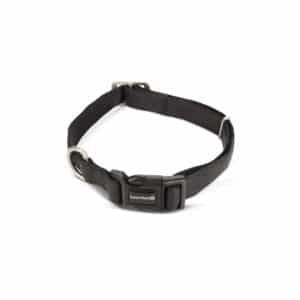 Beeztees Macleather Collar Black 2.5x45-70cm