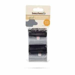 Beeztees Ref Poop Bag Dispenser Black Grey 4x 20pcs