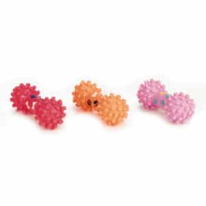 Beeztees Vinyl Spiney Dumbbell 17cm