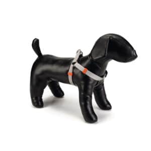 Beeztees Nylon Harness Uni Light Grey 35-60x1.5cm