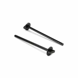 Beeztees 2 Perches of Wood+Holder 22cm Black