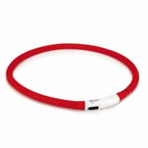 Beeztees Safety Gear Silicone Collar+Usb Dogini Red 70cm