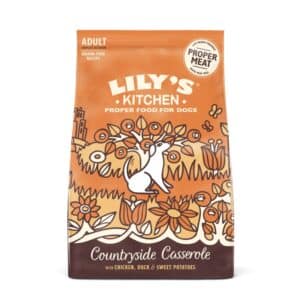 Lily's Kitchen Chicken & Duck Countryside Casserole Complete Adult Dry Dog Food