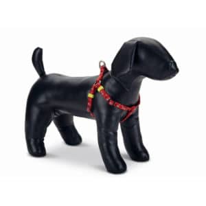 Beeztees Nylon Harness Stars Red 35-60x15cm
