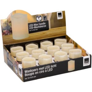 Candle LED Wax Timer 5x6.5cm