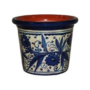 Palmera Pot Flor Granito Azul