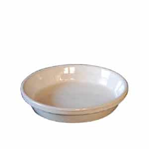 White Ceramic Underplate Plato Liso
