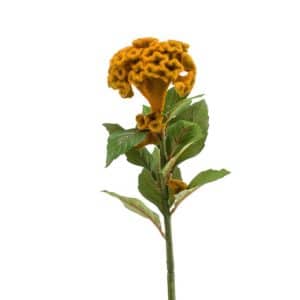Artificial Celosia Spray Yellow 67cm