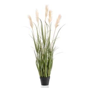 Artificial Pampas grass H130cm in pot