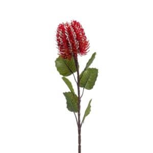 Artificial Banksia Spray 57cm Red
