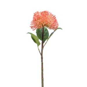 Artificial Sedum branch 43cm peach