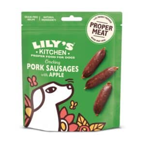 Lily's Kitchen Cracking Pork with Apple Sausages Dog Treats 70g