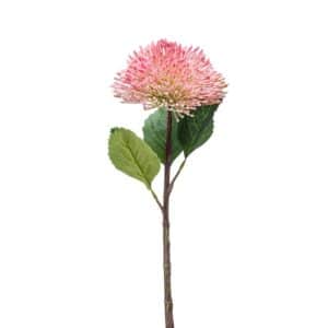 Artificial Sedum Branch 43cm Pink