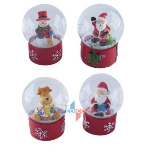 Xmas Snow Globe H10cm