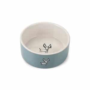 Beeztees Ceramic Dog Bowl Limi Blue 18.5cm