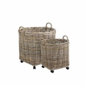 Marcia Basket Round Grey