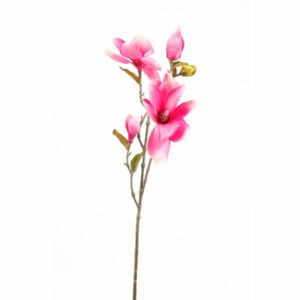 Artificial Magnolia Spray 75cm Pink