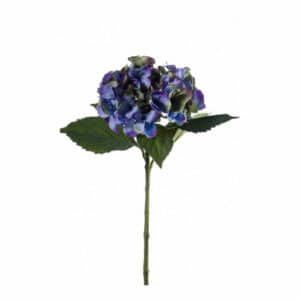 Artificial Hydrangea Spray 53cm Blue