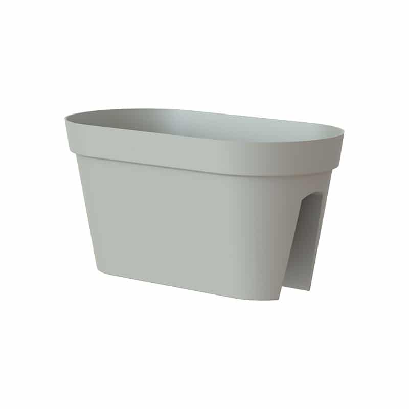 Capri Balcony Plant Box 60cm Light Grey - Sherries Estates