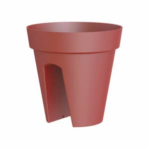Capri Balcony Pot 30cm Dark Red