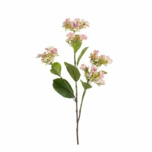 Artificial Hydrangea Spray 75cm Pink