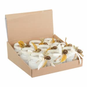 Kim Cone Scented Candle W-Glass S