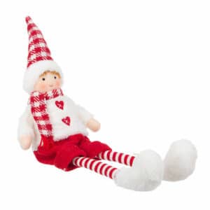 Dilly White-Red Legs Boy H50