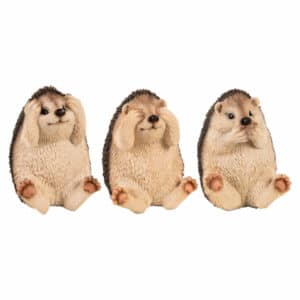 Hedgehogs Hear, See and Be Silent Assorted