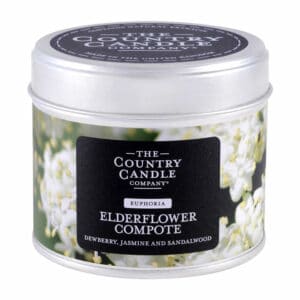 Euphoria Elderflower Compote Wellbeing Tin Candle
