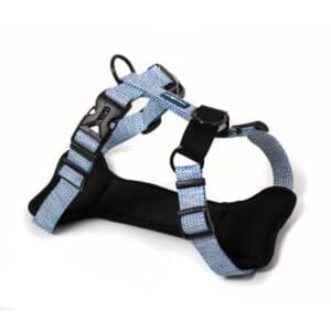 Nylon Deluxe Secure-Fit Harness Triple Hook - Navy Blue