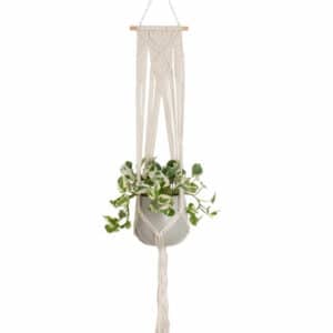 Macrame Wall White 110cm
