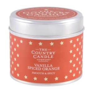 Vanilla Spiced Orange Tin Candle