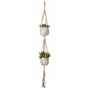 Macrame Double Square Knot Natural 120cm
