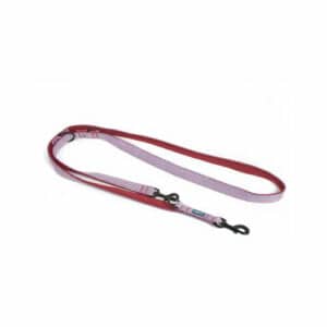Deluxe Nylon Padded Training Leash - Bordeaux 25mmx220cm
