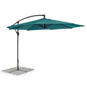 Texas Charcoal-Peacock Parasol 3m