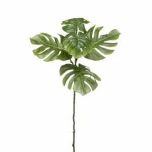 Artificial Monstera Leaf Spray Green 64cm