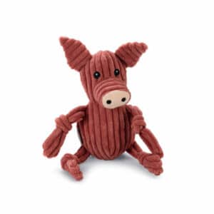 Pig Piggi - Plush Dog Toy Pink - 33x11x10 cm