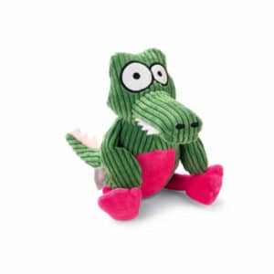 Beeztees Plush Dog Toy Crocodile Krok Green 25cm