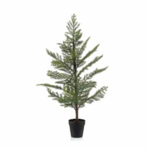 Artificial Araucaria in plastic pot 95cm