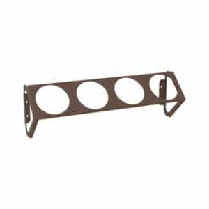 Recife Wall Support 4 Pots Brown