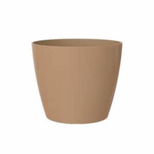 San Remo Matte Pot – Dark Beige