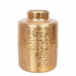 Varanasi Round Gold Jar H35.5cm