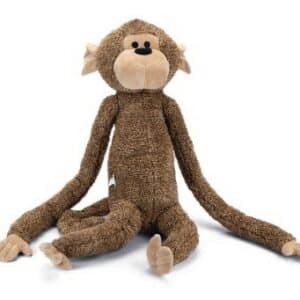 Beeztees Plu Dog Toy Monkey Vik XL Brown 80cm