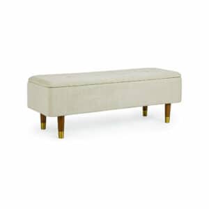 Kira Natural 2 Seats Bench With Storage