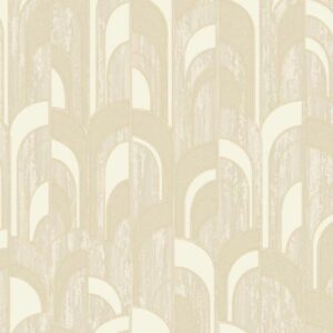 Modern Arches Wallpaper Cream