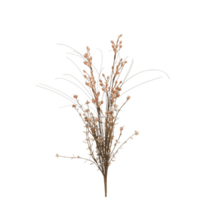 BES ARTIFICIAL BRANCH DRIED FLOWERS - H54 CM - BROWN