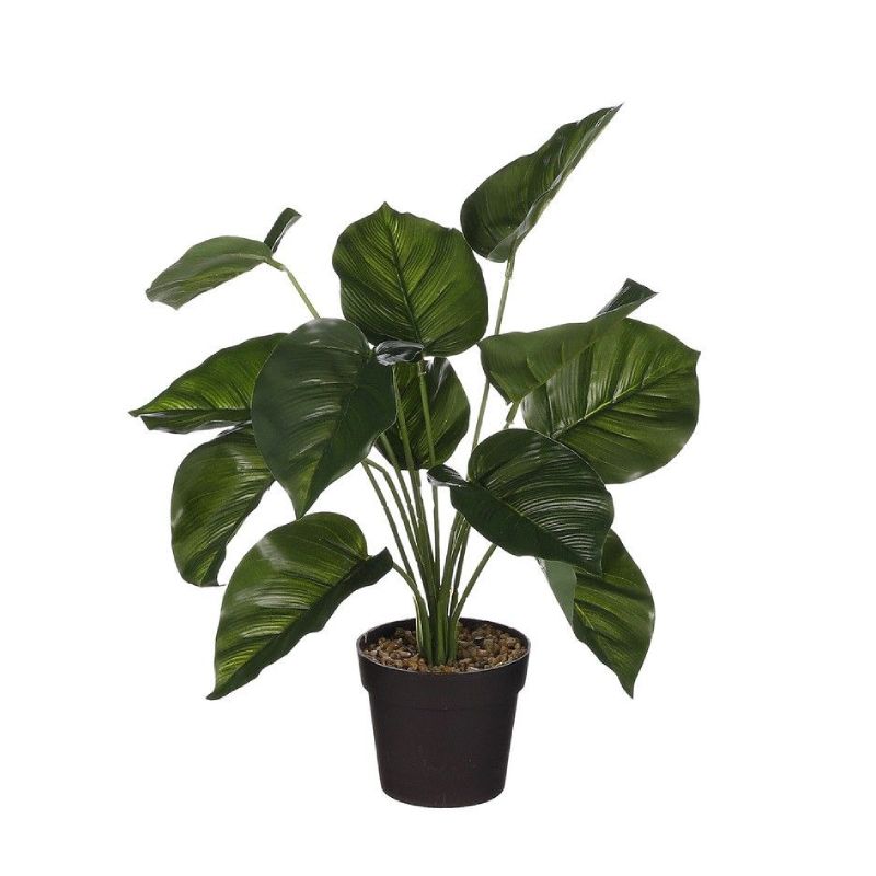 Artificial Philodendron in pot green - h40xd35cm - Sherries Estates