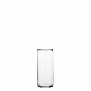 Carly Vase Cylinder Glass - H19 x D9cm